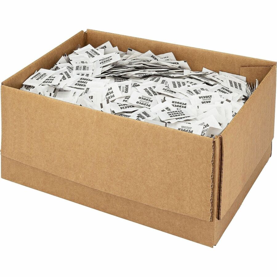 Office Snax Single-Serve Pepper Packets - 0 oz - 3000 - 1 Carton