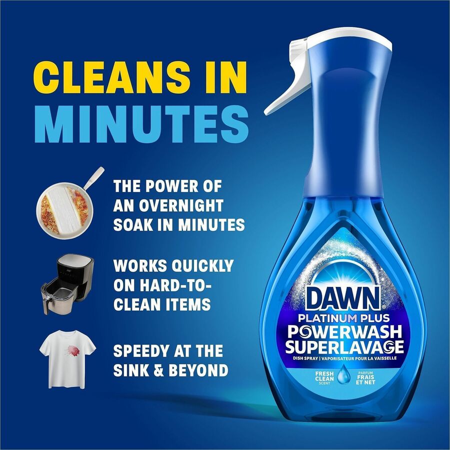 Dawn Powerwash Dish Spray - For Multipurpose - Spray - 16 fl oz (0.5 quart) - Fresh Clean Scent - 6 / Carton