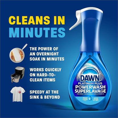 Dawn Powerwash Dish Spray - For Multipurpose - Spray - 16 fl oz (0.5 quart) - Fresh Clean Scent - 6 / Carton