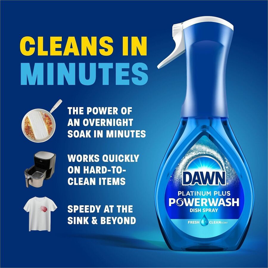 Dawn Powerwash Dish Spray - For Multipurpose - Spray - 16 fl oz (0.5 quart) - Fresh Clean Scent - 6 / Carton