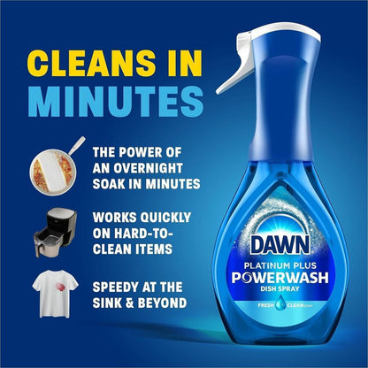 Dawn Powerwash Dish Spray - For Multipurpose - Spray - 16 fl oz (0.5 quart) - Fresh Clean Scent - 6 / Carton