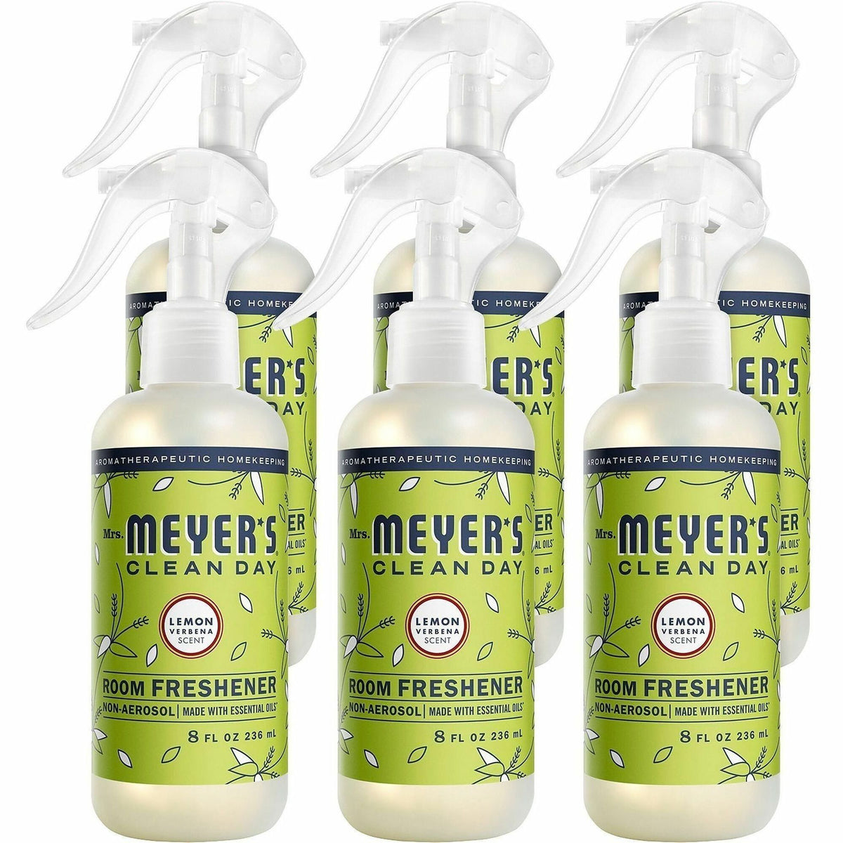 Mrs. Meyer's Clean Day Room Refresh Spray - Spray - 8 fl oz (0.3 quart) - Lemony Verbena - 6 / Carton