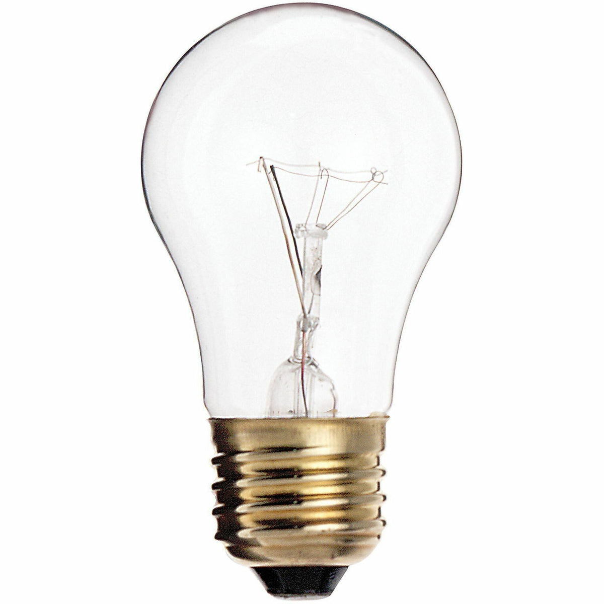 Satco A15 Appliance Light Bulb - 40 W - 130 V AC, 120 V AC - 225 lm - Warm White Light Color - E26 Base - 2500 Hour - 1 