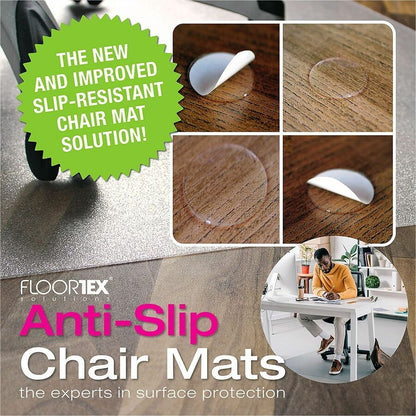 Floortex Cleartex Unomat Chair Mat - Pile Carpet, Hard Floor, Laminate Floor, Tile Floor, Home Office - 47" Length x 35"