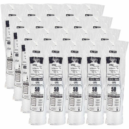 Dart Conex Clear Cups - 12 fl oz - Clear - Plastic, Polypropylene - Beverage, Milkshake, Beer, Soda, Cold, Tea, Iced Tea