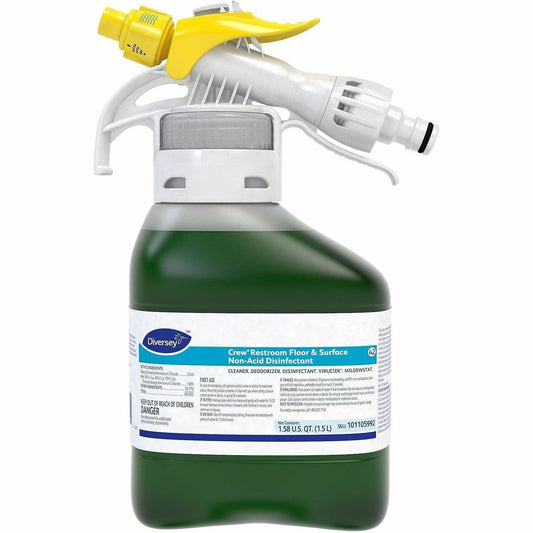 Diversey Restroom Floor&Surface Disinfectant - For Multi Surface, Multipurpose - Concentrate - Spray, Liquid - 50.7 fl o
