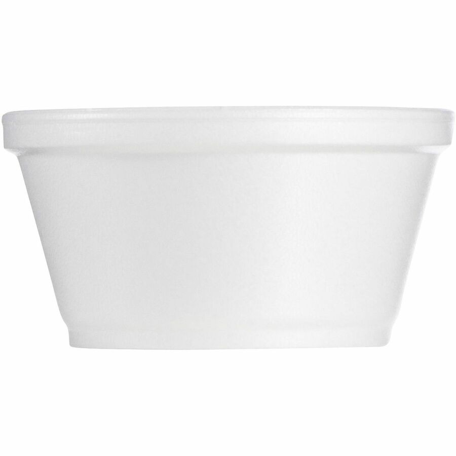 Dart Foam Food Containers - Serving - White - Foam Body - 50 Bag - 20 / Carton