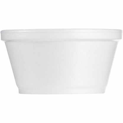 Dart Foam Food Containers - Serving - White - Foam Body - 50 Bag - 20 / Carton
