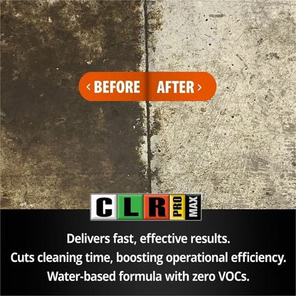 CLR Pro MAX Industrial Degreaser - For Industry - Colorless - 6 / Carton