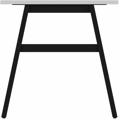 Lorell Table Base - Powder Coated A-shaped, Black Base - 28.50" Height x 71.60" Width x 29.10" Depth - Metal Base Materi