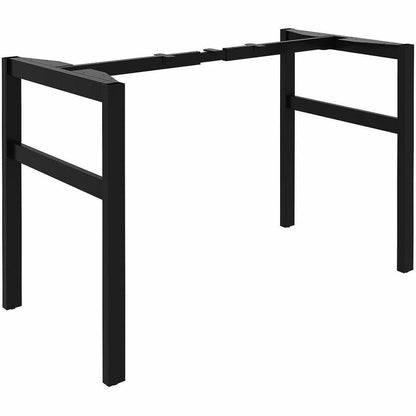 Lorell Table Base - Powder Coated H-shaped, Black Base - 28.50" Height x 71.60" Width x 23.20" Depth - Metal Base Materi