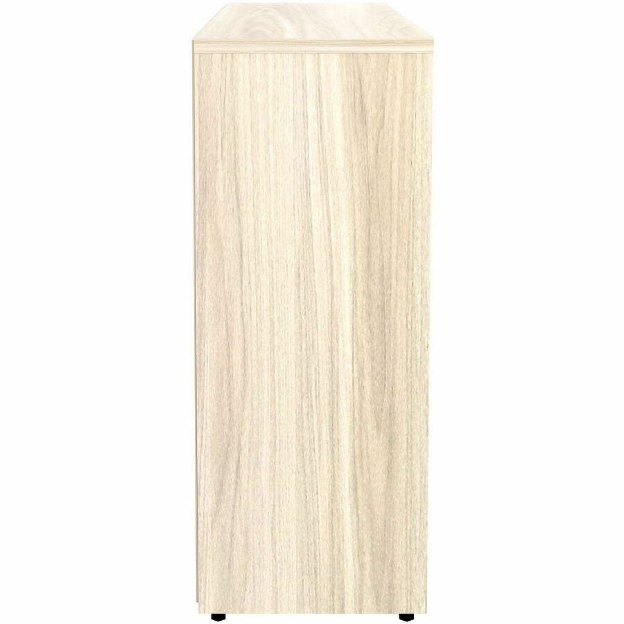Lorell Sturdy 2-Shelf Bookcase - 2 x Shelf(ves) - Modern Elm - Assembly Required - 1 Each