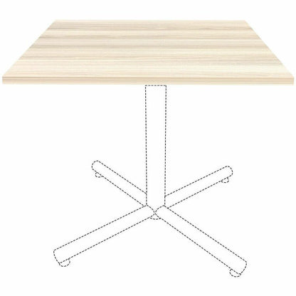 Lorell Essentials Hospitality/Conference Square Table Top - Square Top - 36" Table Top Length - 1" Height x 35.30" Width