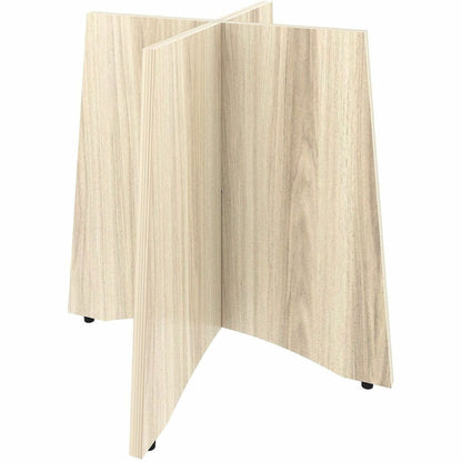 Lorell Essentials Sturdy Table Base - 28.50" Height x 29.50" Width x 29.50" Depth - Assembly Required - Modern Elm - 1 E