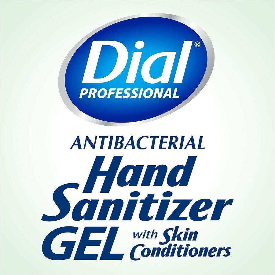 Dial Professional Hand Sanitizer Gel - Fragrance-free Scent - 11 fl oz - Pump Dispenser - Bacteria Remover - Hand - Mois