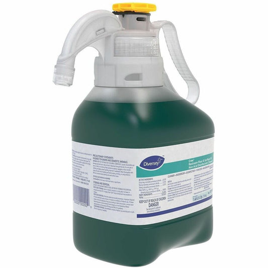 Diversey Crew Restroom Disinfectant Cleaner - For Multi Surface, Multipurpose - Concentrate - Liquid - 47.3 fl oz (1.5 q