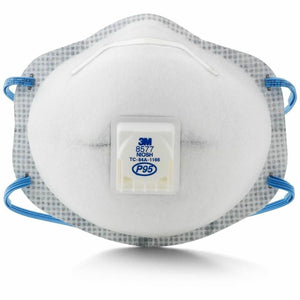 3M Particulate Respirator 8577 - One Size - Particulate, Oil Protection - White - 8 / Carton