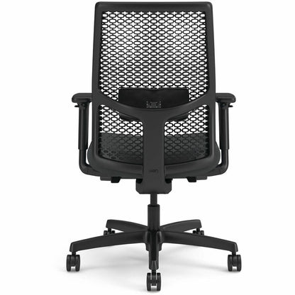 HON Ignition ReActiv Back Task Chair - Fabric Seat - Fabric Seat Material - Mesh Back Material - Black Frame Color - 5-s