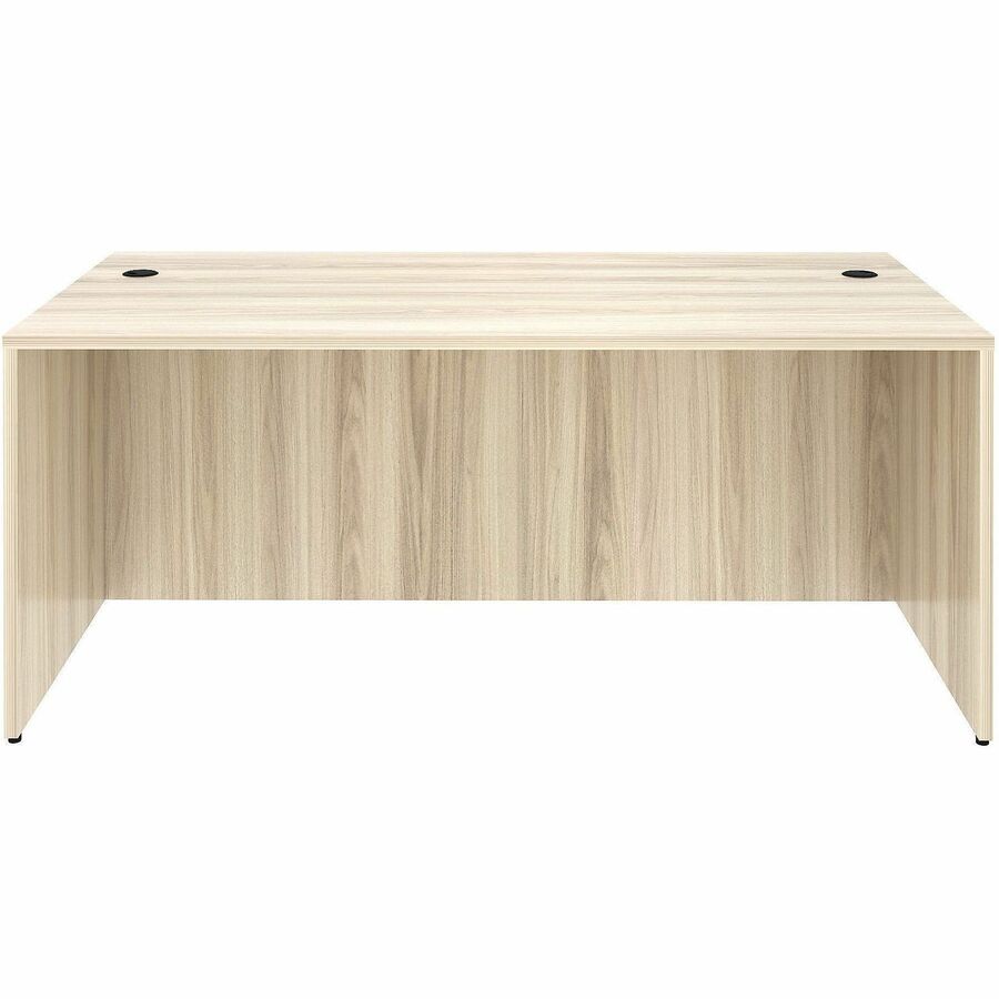 Lorell Essentials Retangular Desk Shell - 29.50" Height x 70.90" Width x 35.40" Depth - Assembly Required - Modern Elm -
