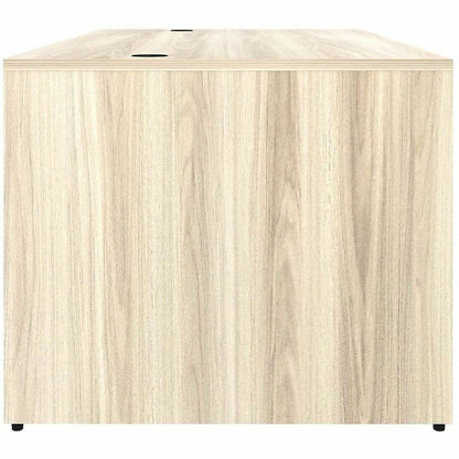 Lorell Essentials Retangular Desk Shell - 29.50" Height x 70.90" Width x 35.40" Depth - Assembly Required - Modern Elm -