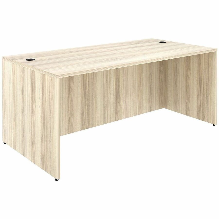 Lorell Essentials Retangular Desk Shell - 29.50" Height x 70.90" Width x 35.40" Depth - Assembly Required - Modern Elm -