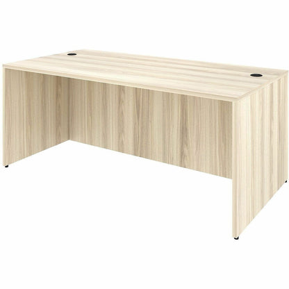 Lorell Essentials Retangular Desk Shell - 29.50" Height x 70.90" Width x 35.40" Depth - Assembly Required - Modern Elm -