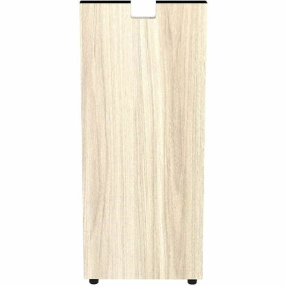 Lorell Essentials Credenza Half-Leg - 28.5" Height x 12" Width x 1" Depth - Material: Laminate, Metal - Finish: Modern E