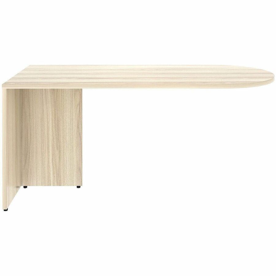 Lorell Essentials Peninsula Desk Box 1 of 2 - 1" Thickness Table Top, 29.5" Height x 66" Width x 30" Depth - Material: L
