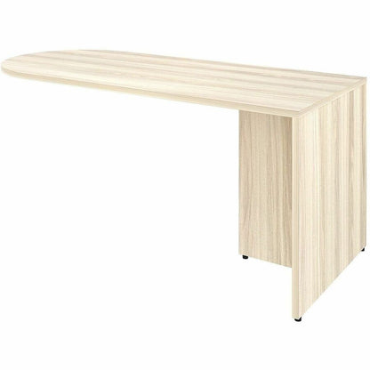 Lorell Essentials Peninsula Desk Box 1 of 2 - 1" Thickness Table Top, 29.5" Height x 66" Width x 30" Depth - Material: L