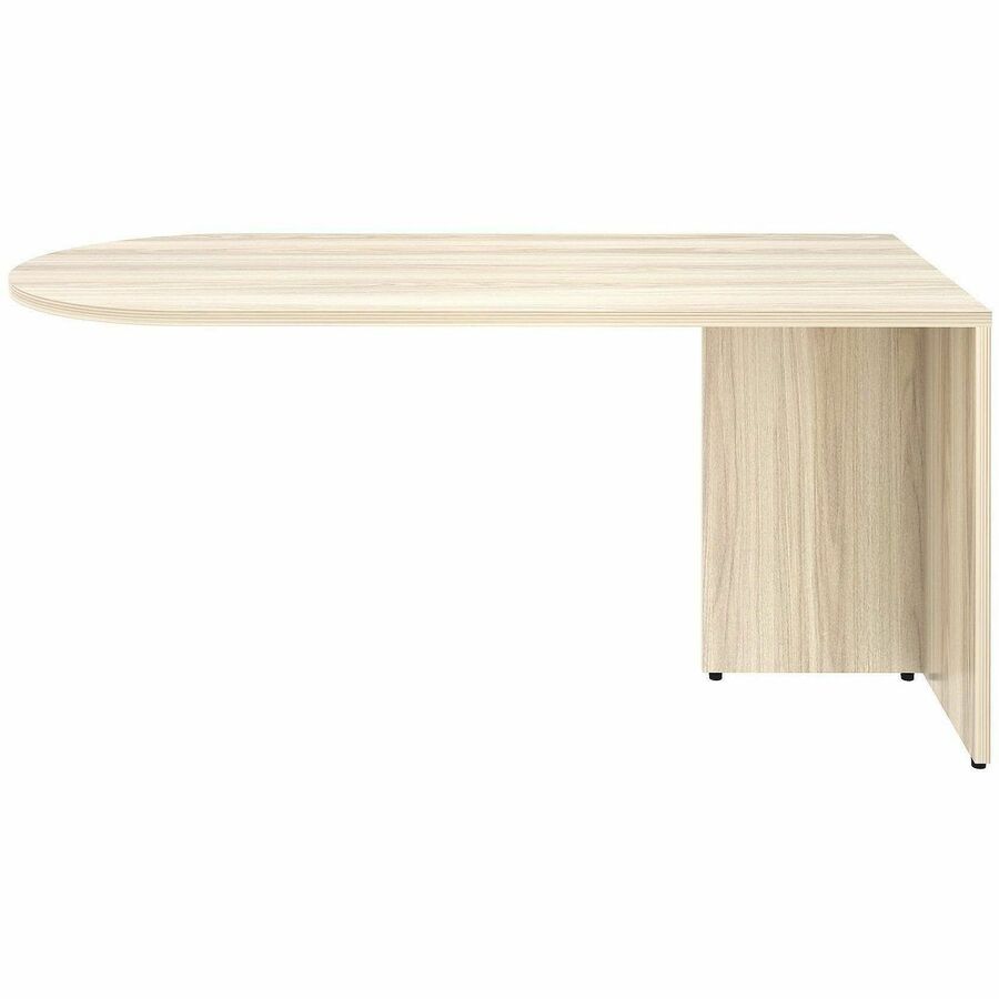 Lorell Essentials Peninsula Desk Box 1 of 2 - 1" Thickness Table Top, 29.5" Height x 66" Width x 30" Depth - Material: L