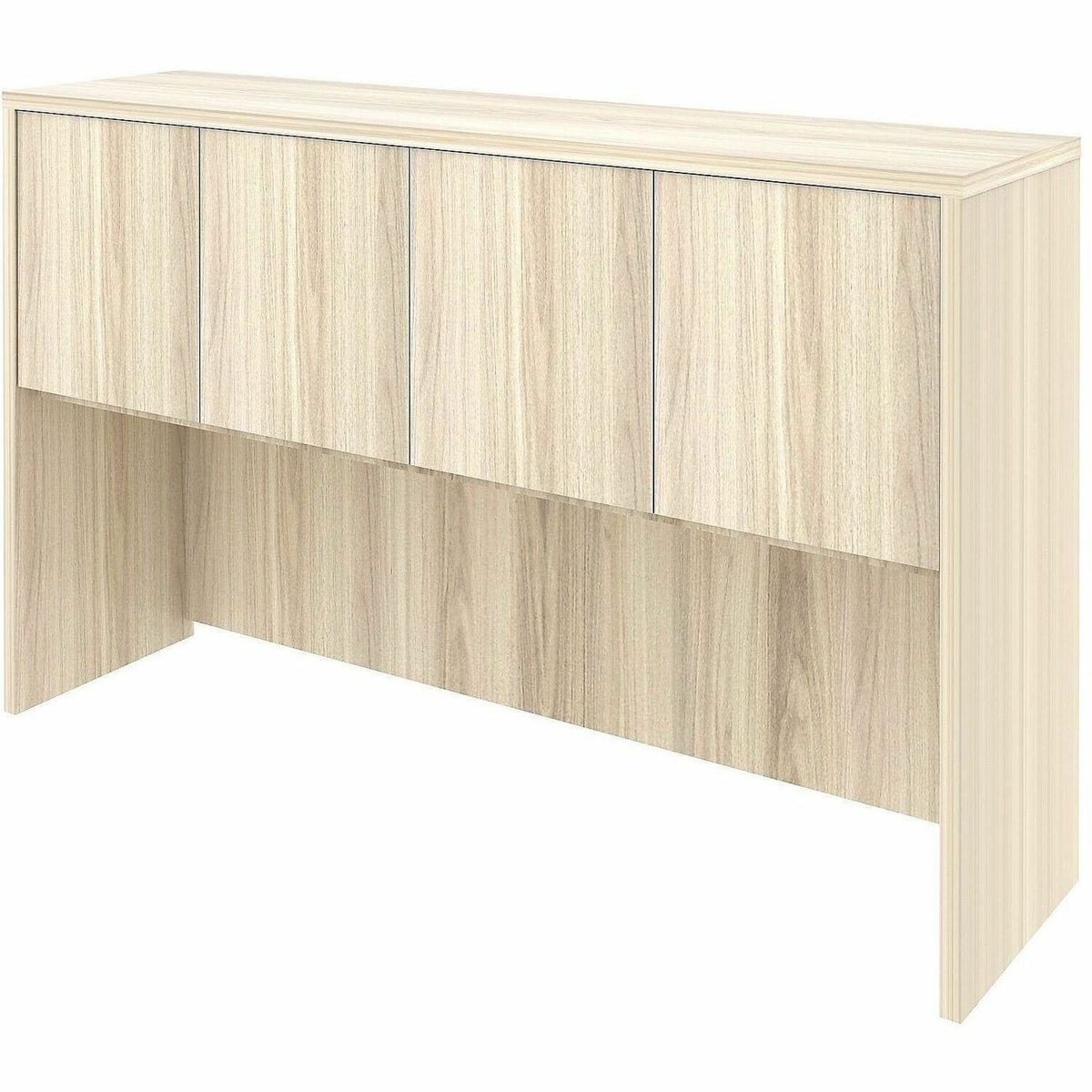 Lorell Essentials 3-Door Stack-On Hutch - 36" Height x 60" Width x 15" Depth - 3 Door(s) - Material: Laminate, Metal - 1