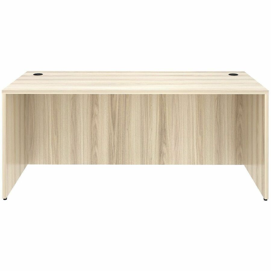 Lorell Essentials Retangular Desk Shell - 29.50" Height x 70.90" Width x 29.50" Depth - Assembly Required - Modern Elm -