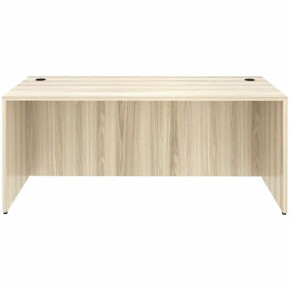 Lorell Essentials Retangular Desk Shell - 29.50" Height x 70.90" Width x 29.50" Depth - Assembly Required - Modern Elm -