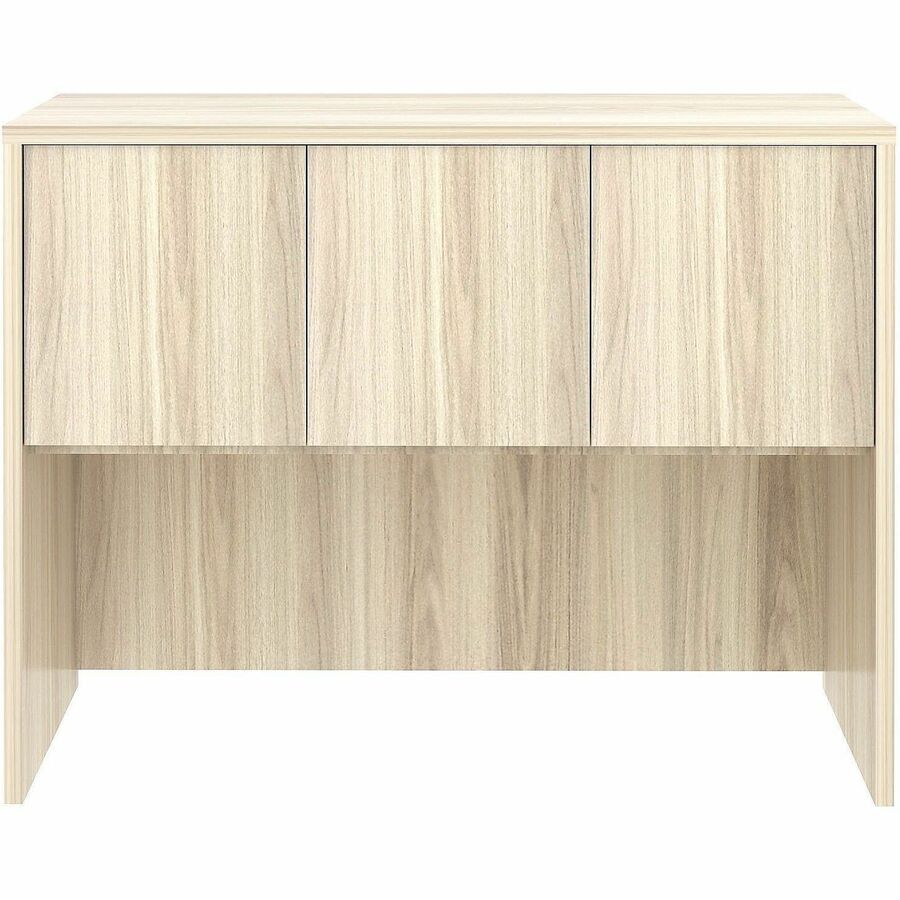 Lorell Essentials 3-Door Stack-On Hutch - 36" Height x 48" Width x 15" Depth - 3 Door(s) - Band Edge - Material: Laminat