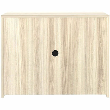 Lorell Essentials 3-Door Stack-On Hutch - 36" Height x 48" Width x 15" Depth - 3 Door(s) - Band Edge - Material: Laminat