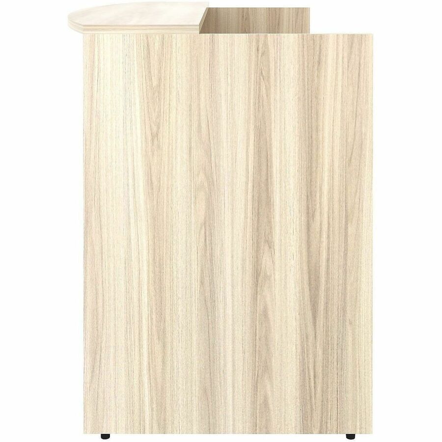 Lorell Essentials Front Reception Desk - 1" Thickness Table Top, 42.5" Height x 72" Width x 36" Depth - Material: Lamina