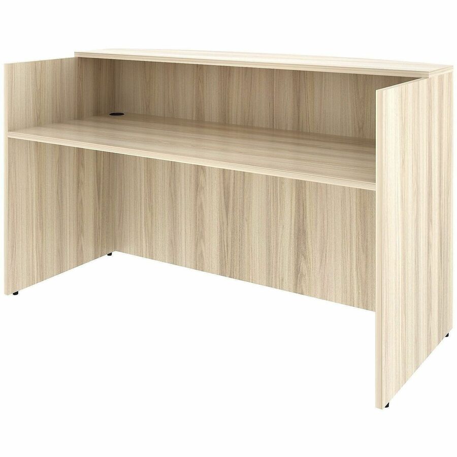 Lorell Essentials Front Reception Desk - 1" Thickness Table Top, 42.5" Height x 72" Width x 36" Depth - Material: Lamina