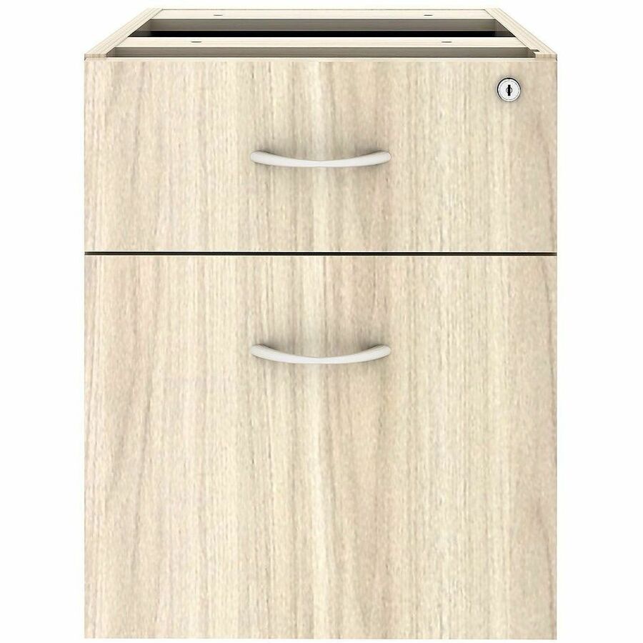 Lorell Essentials Fixed Hanging File Pedestal - 18.9" Height x 15.5" Width x 21.9" Depth Pedestal - Total Drawer(s): 2 -