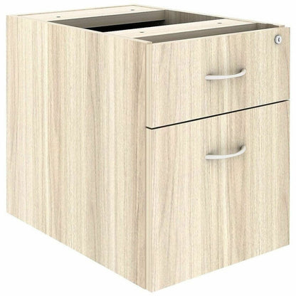 Lorell Essentials Fixed Hanging File Pedestal - 18.9" Height x 15.5" Width x 21.9" Depth Pedestal - Total Drawer(s): 2 -