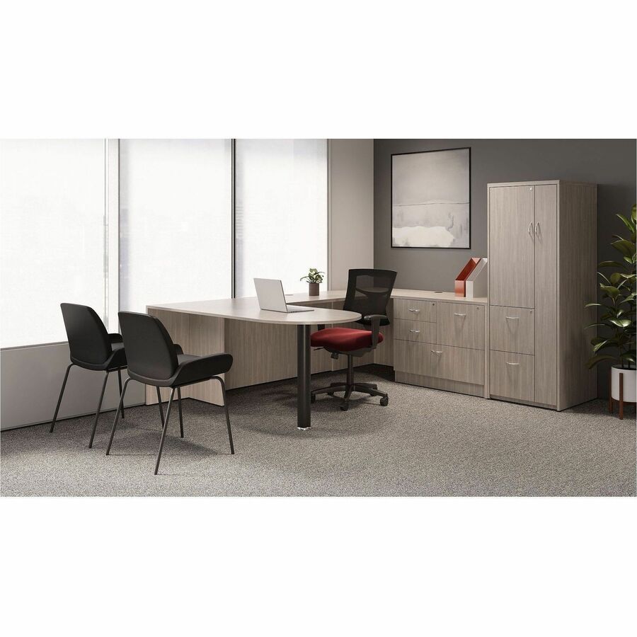 Lorell Essentials Rectangular Bridge - 1" Thickness Table Top, 29.5" Height x 48" Width x 24" Depth Bridge - Material: L