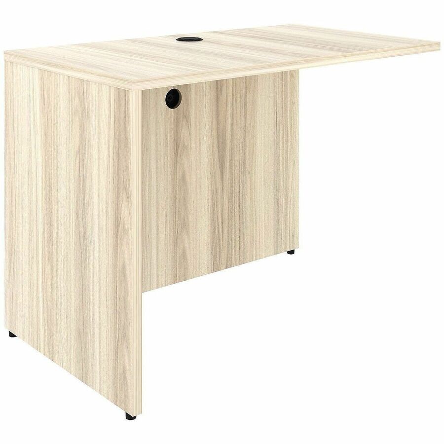 Lorell Essentials Rectangular Return Shell - Rectangle - 1" Thickness Table Top, 29.5" Height x 42" Width x 24" Depth Re
