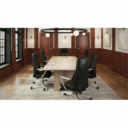 Lorell Essentials Modular Conference Table Top - 1" Height x 59" Width x 47" Depth - Band Edge - Finish: Modern Elm - 1 