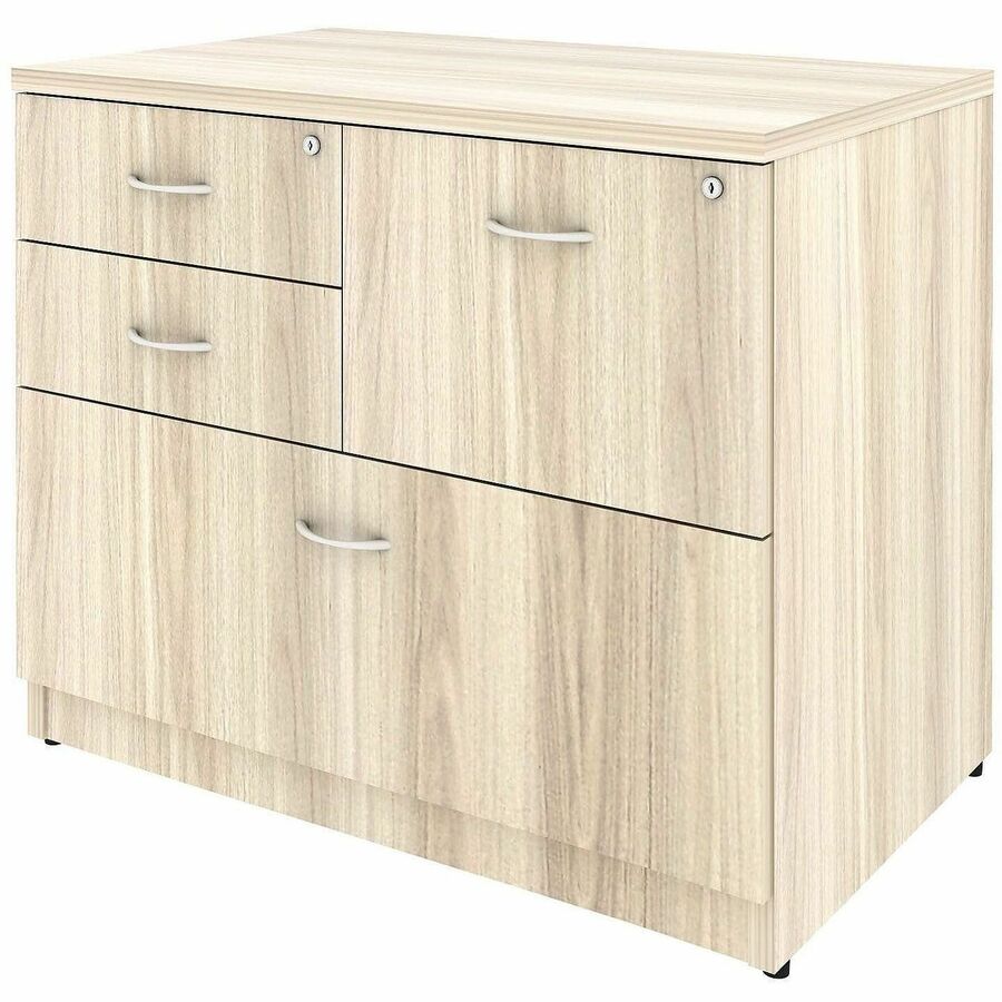 Lorell Essentials Versatile 4-Drawer Lateral File - 35.5" Width x 22" Depth x 29.5" Height - 4 x Drawer(s) for File, Box