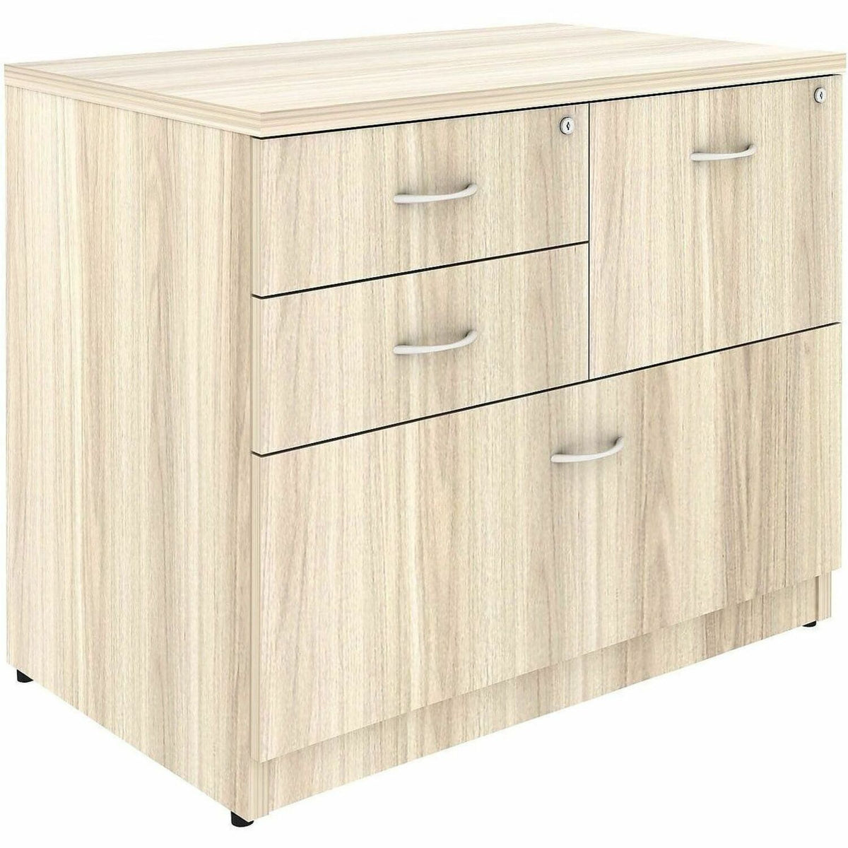 Lorell Essentials Versatile 4-Drawer Lateral File - 35.5" Width x 22" Depth x 29.5" Height - 4 x Drawer(s) for File, Box