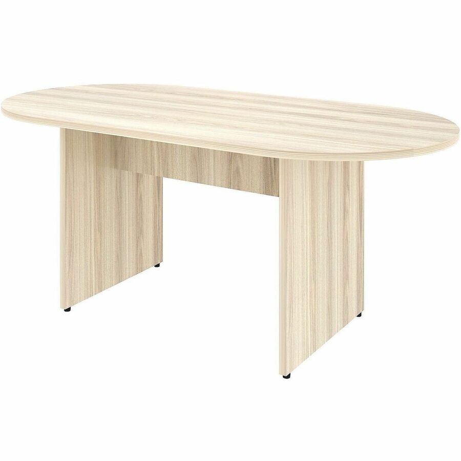 Lorell Essentials Oval Conference Table - Oval - 29.5" Height x 72" Width x 36" Depth, 1.3" Thickness Table Top - Materi