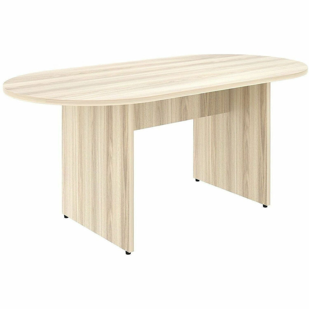 Lorell Essentials Oval Conference Table - Oval - 29.5" Height x 72" Width x 36" Depth, 1.3" Thickness Table Top - Materi