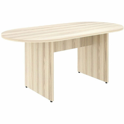 Lorell Essentials Oval Conference Table - Oval - 29.5" Height x 72" Width x 36" Depth, 1.3" Thickness Table Top - Materi