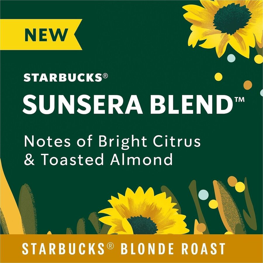 Starbucks Sunsera Blend Ground Coffee - 2.5 oz - Sunsera Blend - 18 / Box