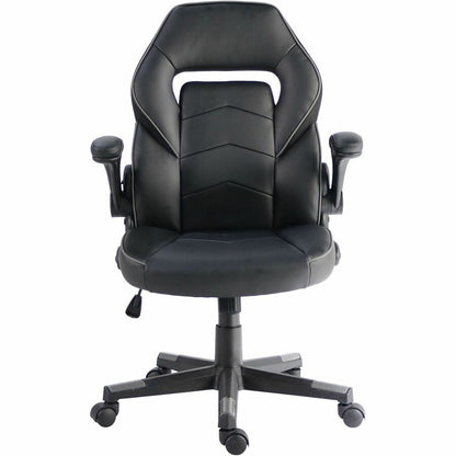 NuSparc SpawnSafe Antimicrobial Gaming Chairs - Polyurethane, Nylon - Black, Gray