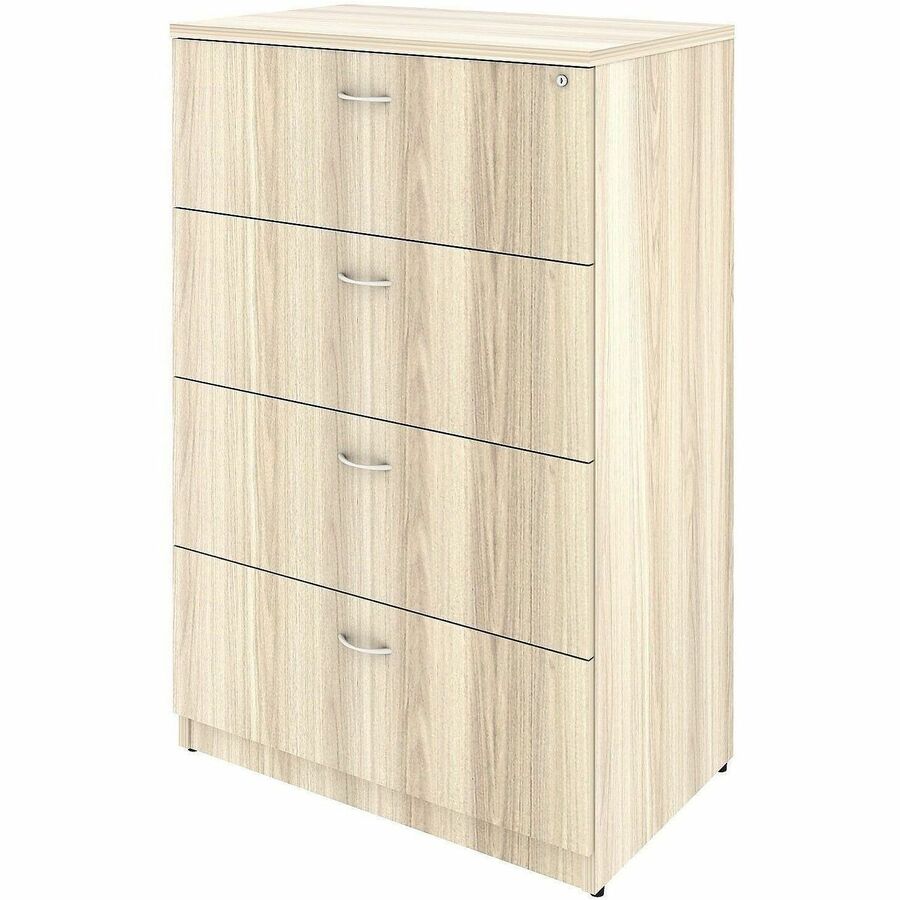 Lorell Essentials 4-Drawer Lateral File - 35.5" Width x 22" Depth x 54.8" Height - 4 x Drawer(s) for File - Lateral - Lo